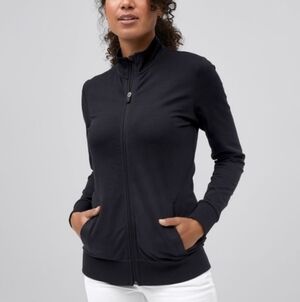 Lolë Black Lightweight Zip up Jacket